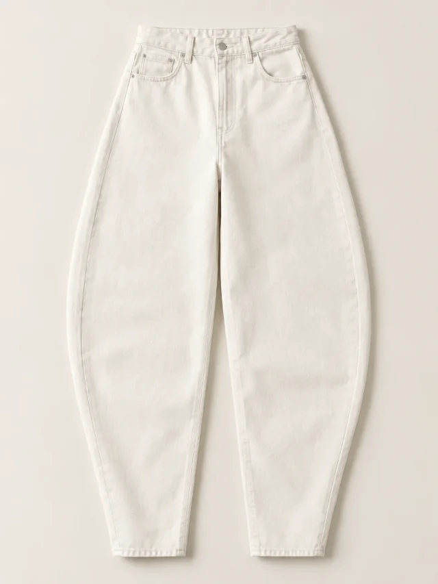 Chalk Barrel Jean, flat product photo