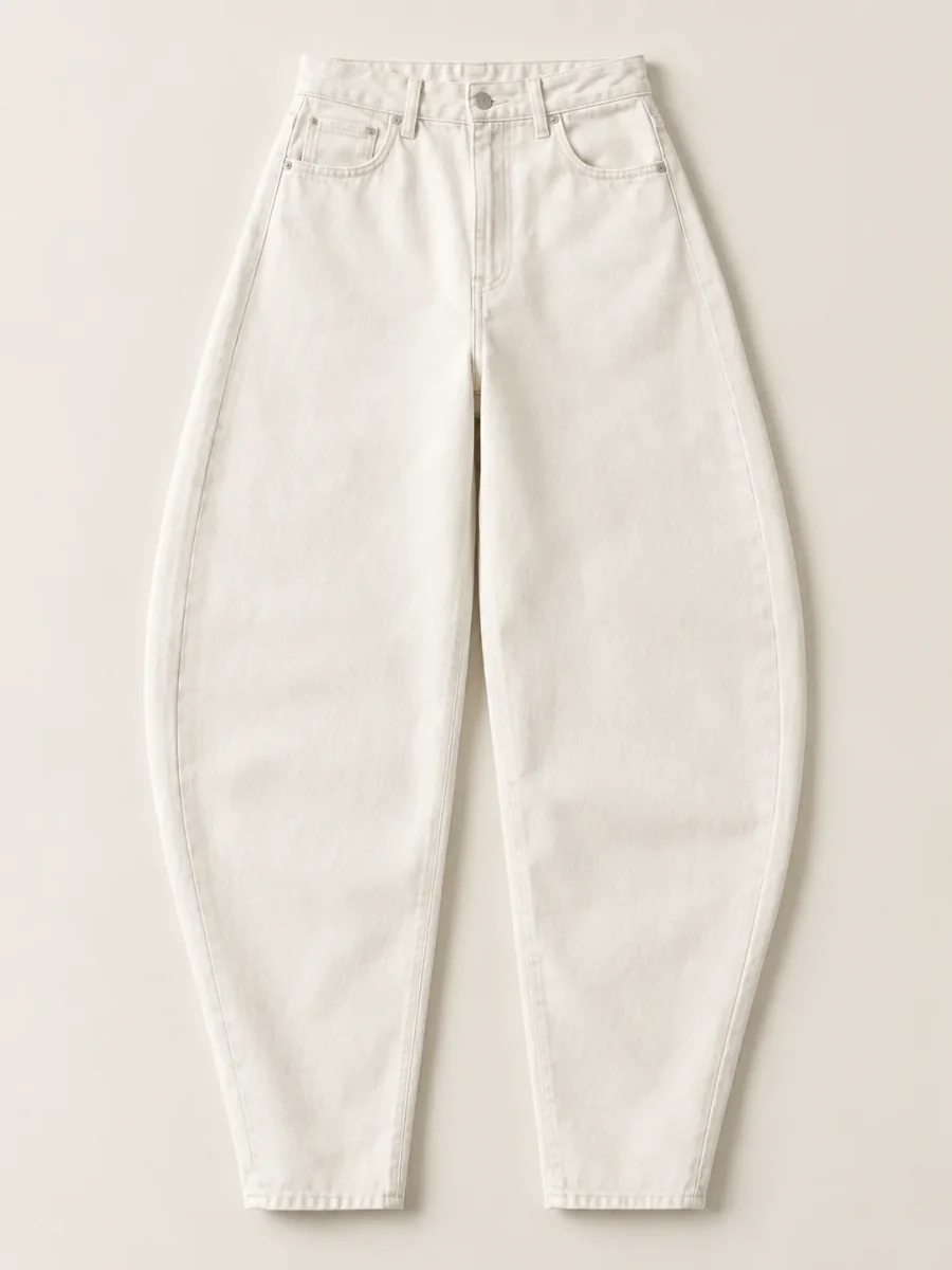 Chalk Barrel Jean, flat product photo