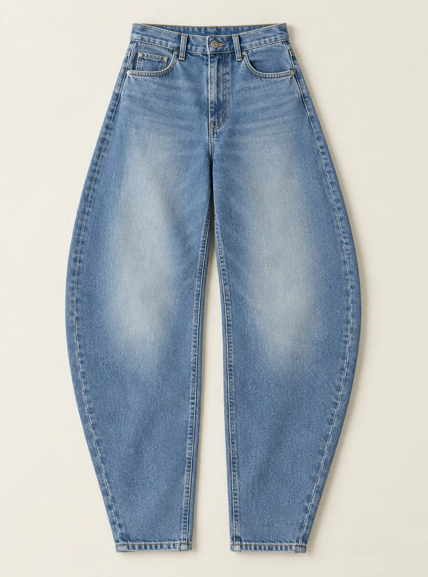 Crescent Jean, flat product photo