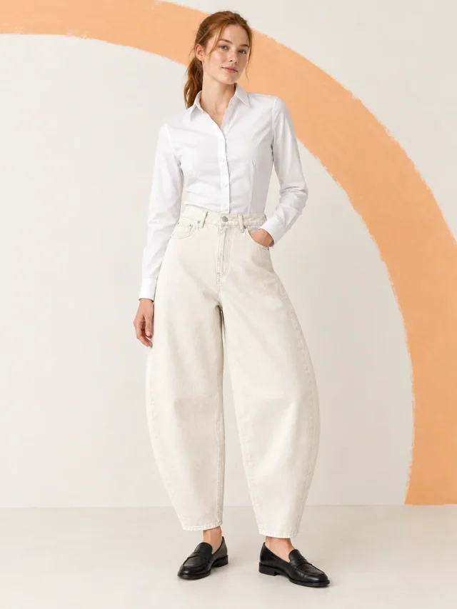 Fitted Button Shirt, worn