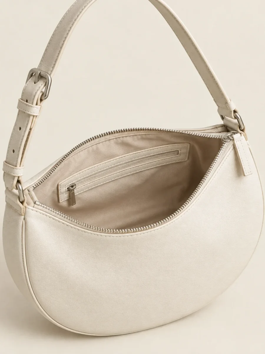 Half-moon Shoulder Bag, detail