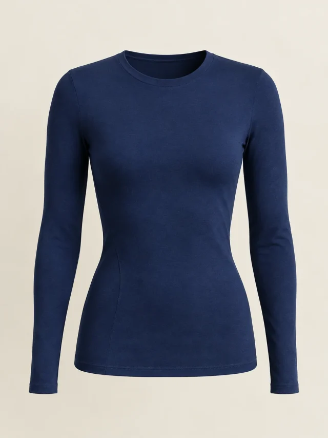 Line Long-sleeve Tee, flat product photo