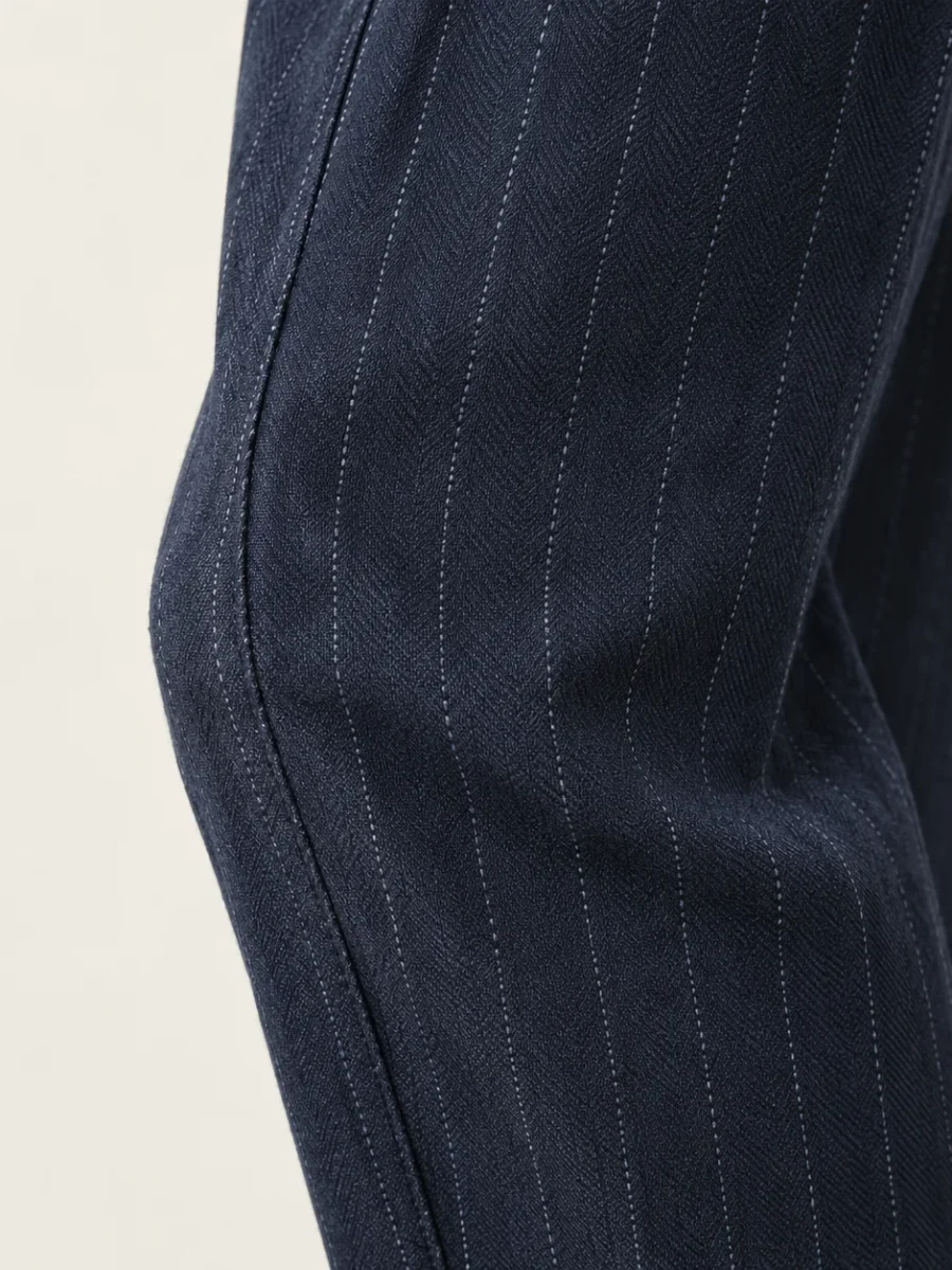 Pinstripe Arc Trouser, detail