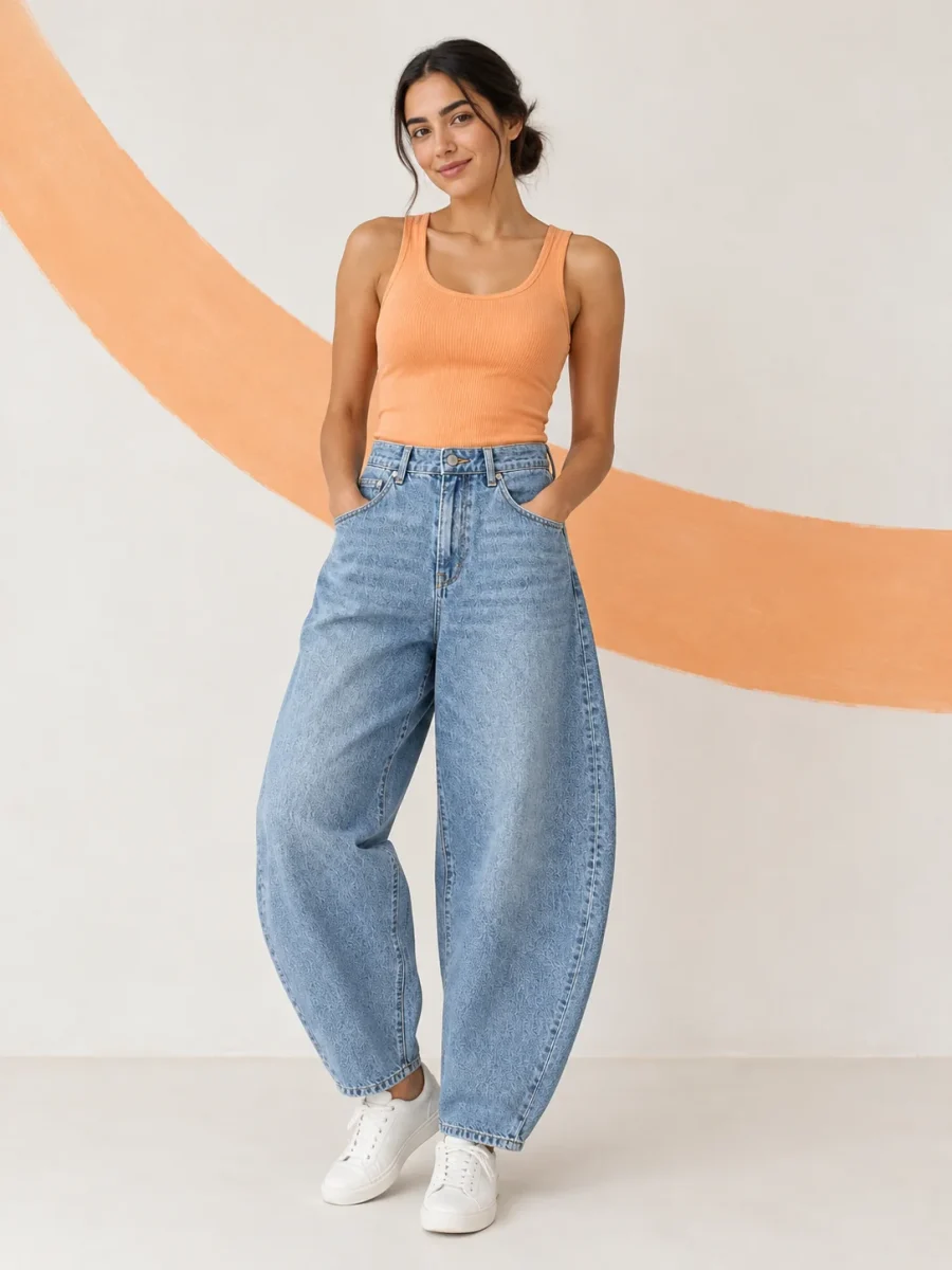 Scoop Rib Tank, worn